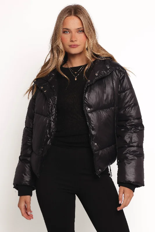 Women's Clothing For Holiday Travel Archie Puffer Jacket - Black