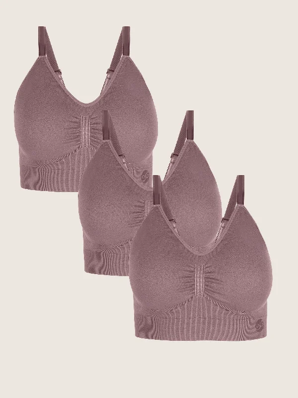 Women's High-Fashion Apparel Wash Wear Spare® Nellie Wireless Bra Pack | Twilight