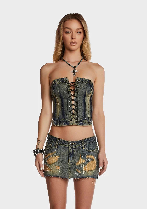 Women's Vintage Clothes Colby Bustier Top