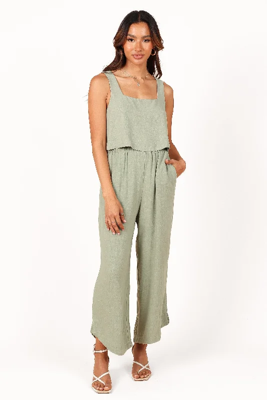 Women's Outerwear Clothing Eleanor High Waisted Pants - Green