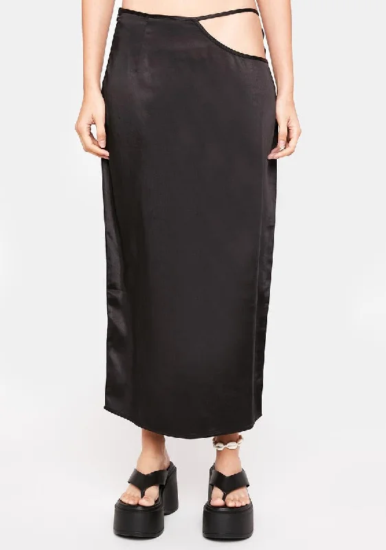 Women's Comfortable Lounge Outfit Gardy Midi Skirt