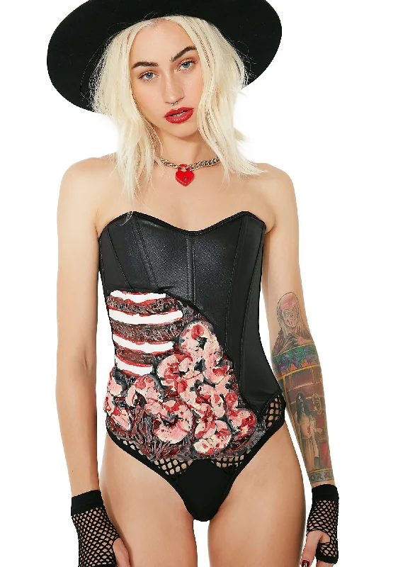 Women's Plus-Size Clothes Guts N' Gory Bustier