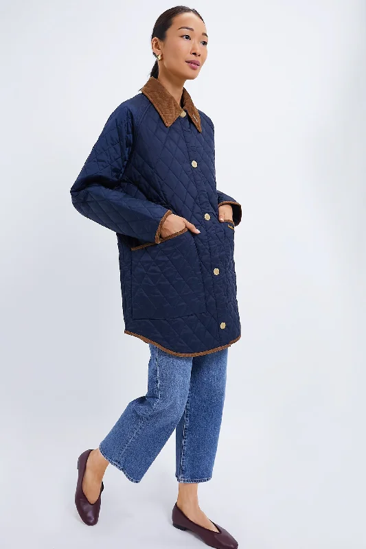 Affordable Women's Apparel Navy 30th Anniversary Oversized Liddesdale Jacket