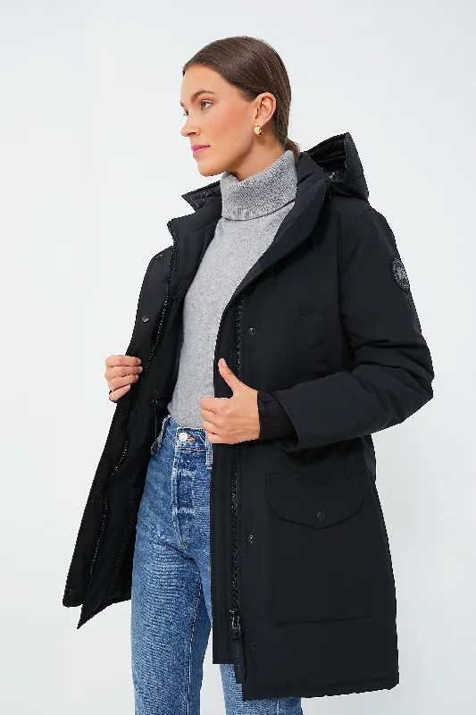 Affordable Trendy Clothes For Women Black Noir Black Disc Trillium Parka