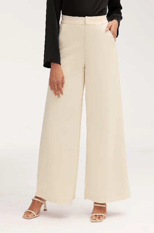 Women's Professional Garments Essential Ultra Wide Leg Pants - Off White