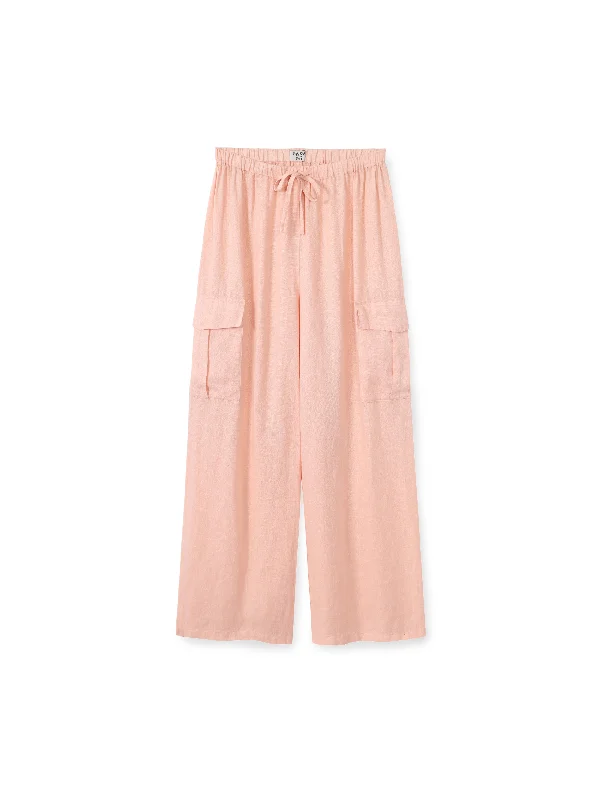 Women's Elegant Clothes Wide Leg Cargo Pants