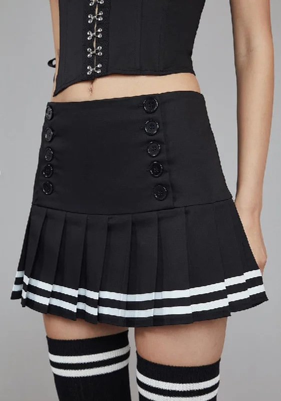 Women's Comfortable Apparel False Faith Pleated Mini Skirt