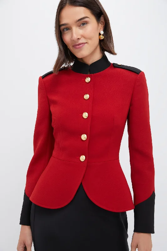 Timeless Women's Garments Carmine and Black Ada Jacket