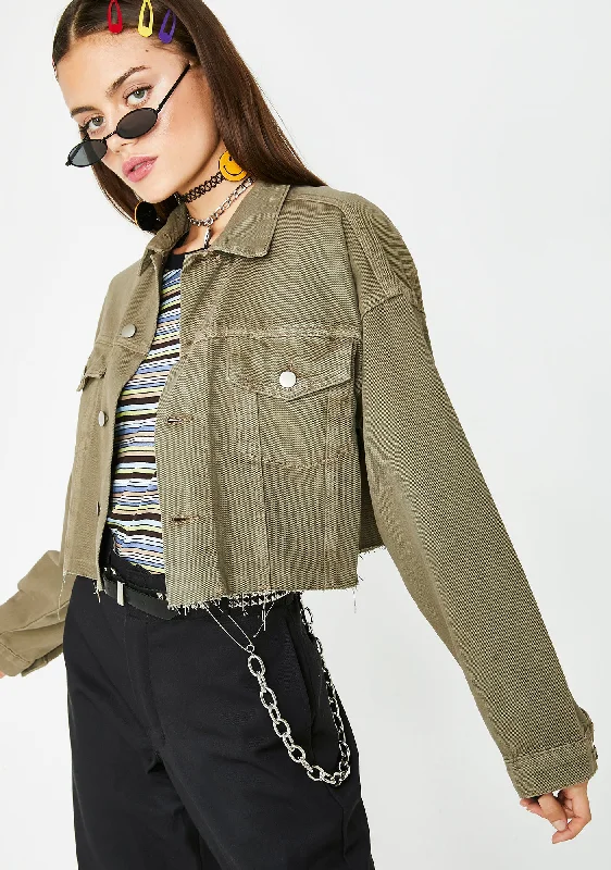 Affordable Women's Attire Kush My Prerogative Cropped Jacket