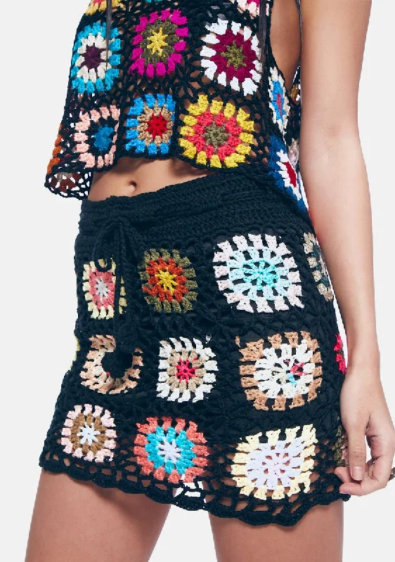 Women's Trendy Attire Hours Of Euphoria Crochet Skirt