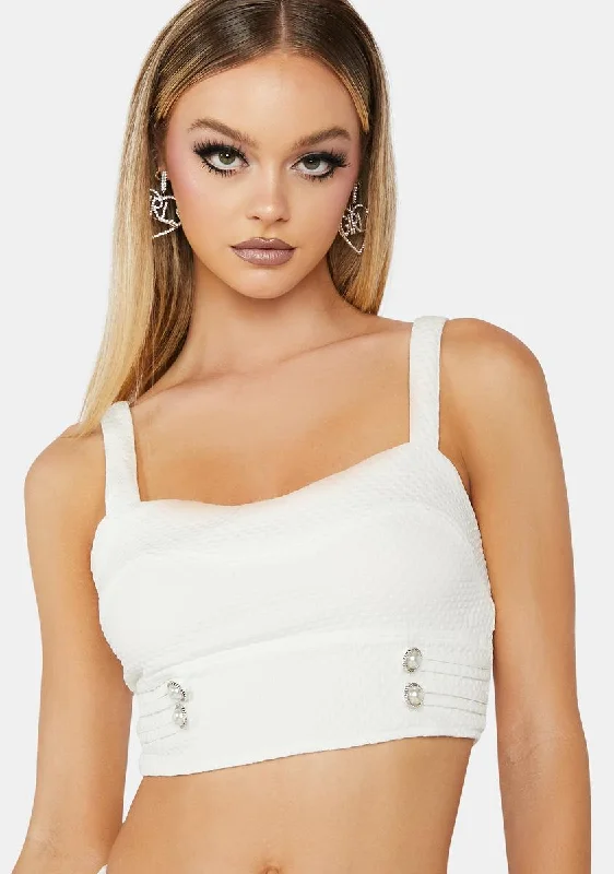 Women's Apparel And Garments Going Shopping Bustier Top