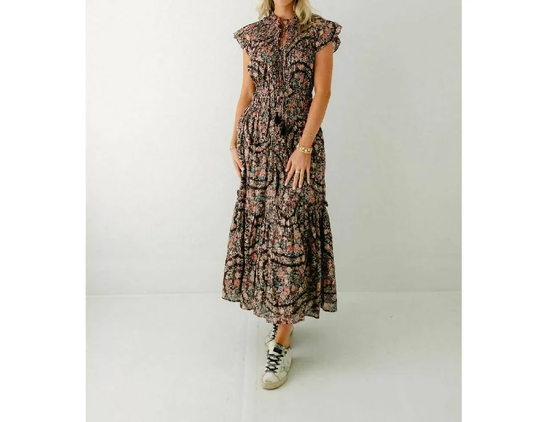 Eco Friendly Fashion Sale Indira Ankle Dress In Davina