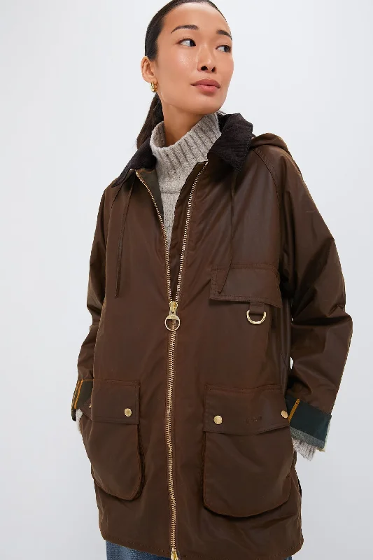 Women's Stylish Vacation Attire Bark Highclere Wax Jacket