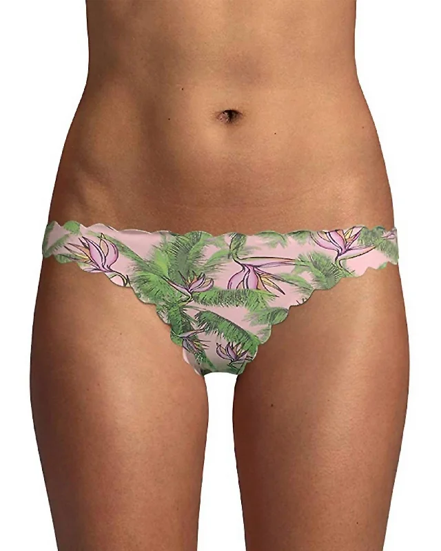 Stylish Outerwear Clothes For Women Women's Bermuda Reversible Seamless Bikini Bottom In Botanical Print