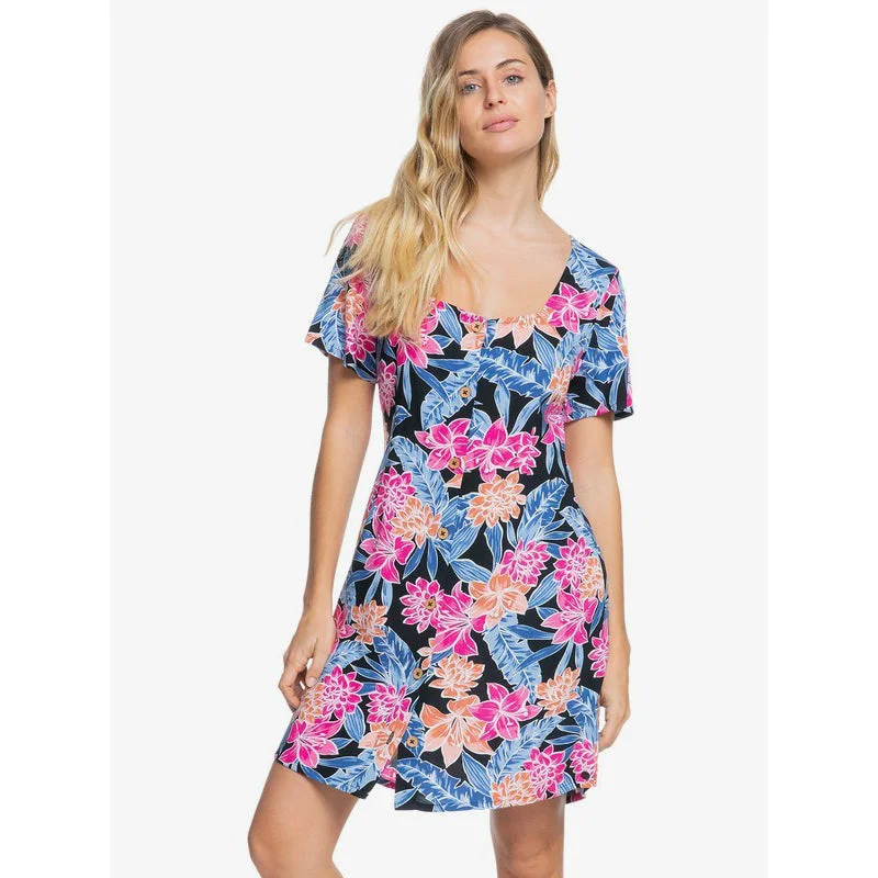 Bold Prints Casual Chic Roxy Closer Love Printed Dress