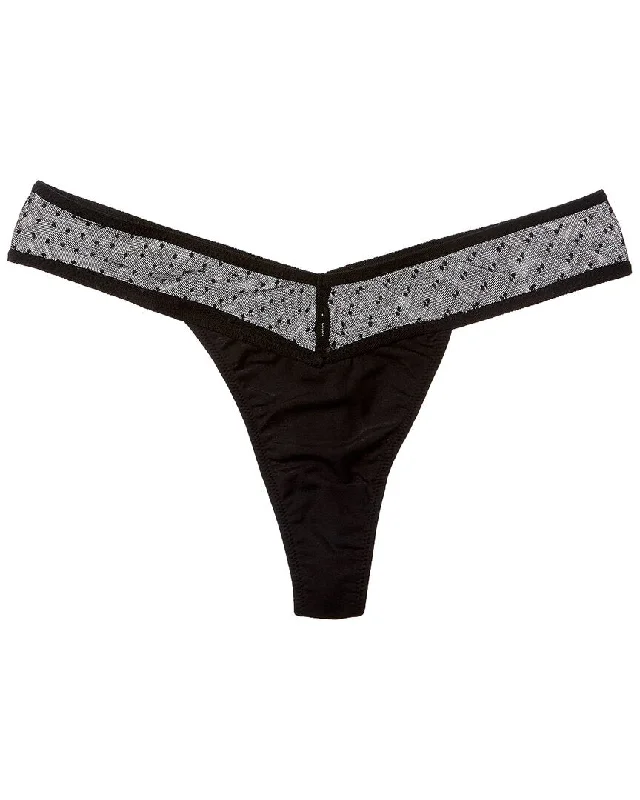 Chic Women's Attire WeWoreWhat Mesh Thong