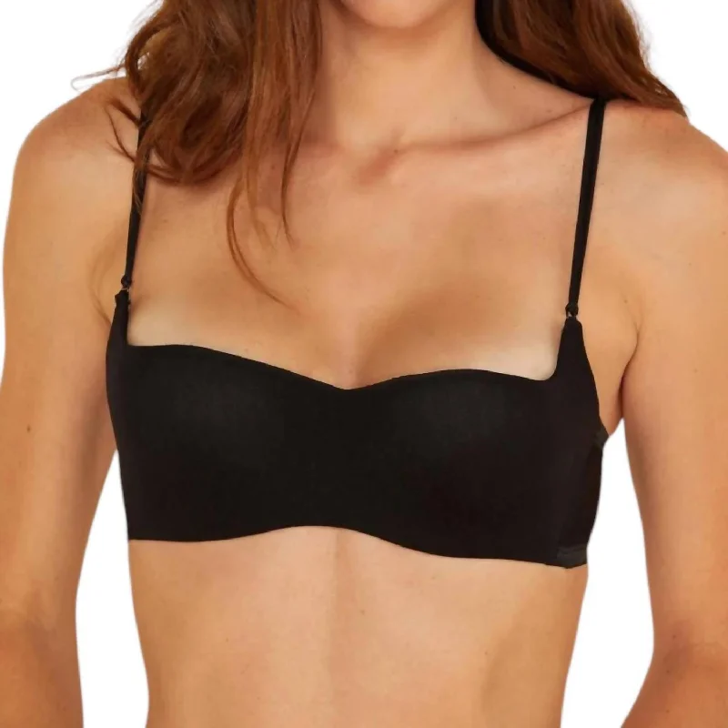 Women's Work Outfit For The Office Soire Demi Push Up Bra In Black