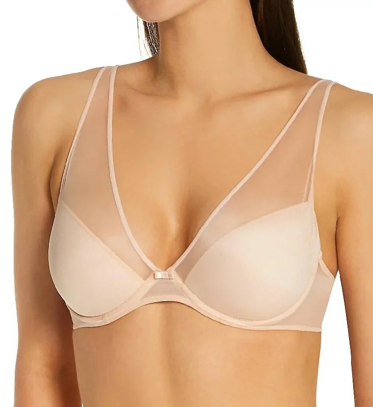 Casual Chic Clothing For Women Camille Plunge Bra In Beige