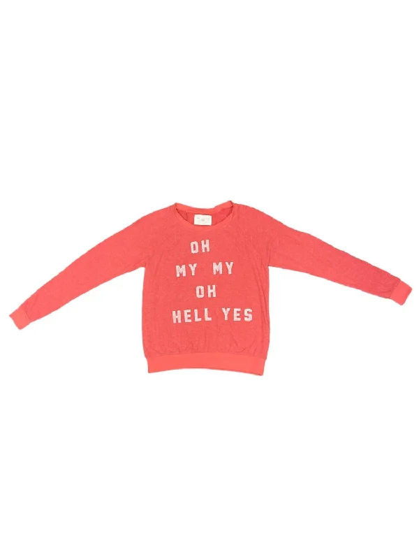 Women's Trendy Apparel Hell Yes Pullover In Sunset