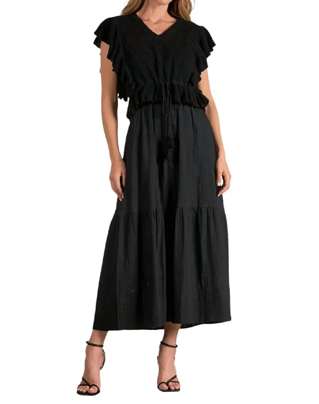 New Season Fashion Preview Aurora Two Piece Dress In Black