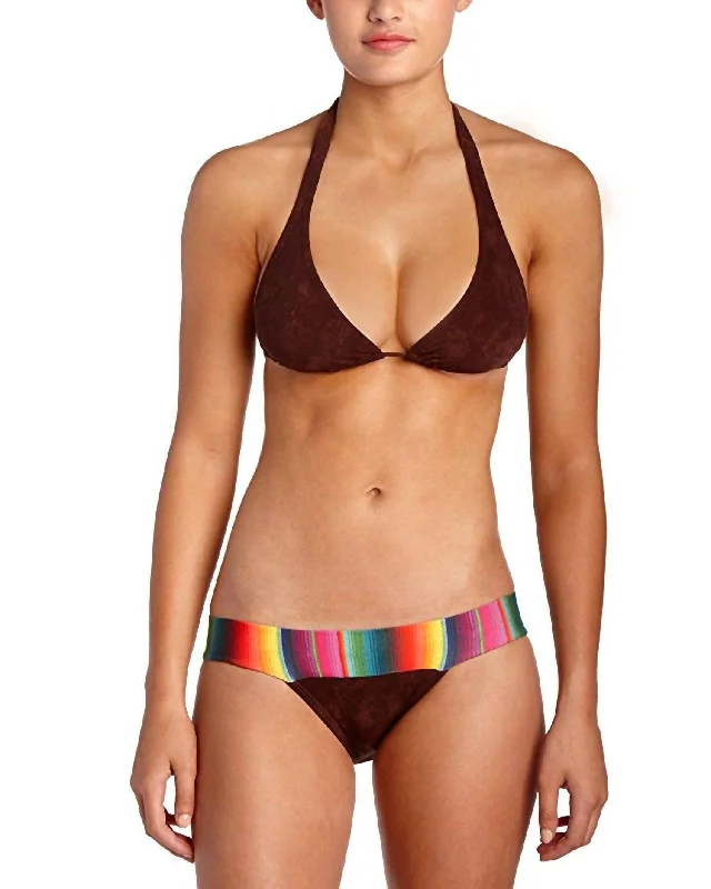 Women's Cozy Clothes Maya Full Covered Bikini Bottom In Brown