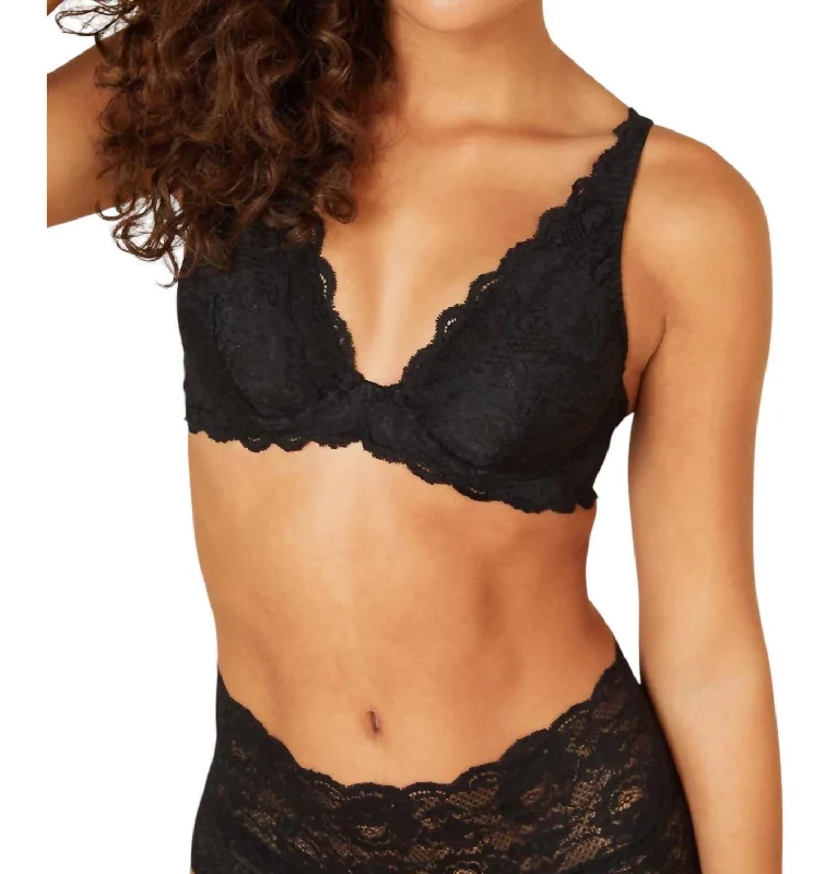 Plus-Size Women's Garments Never Say Never Candie Underwire Bra In Black