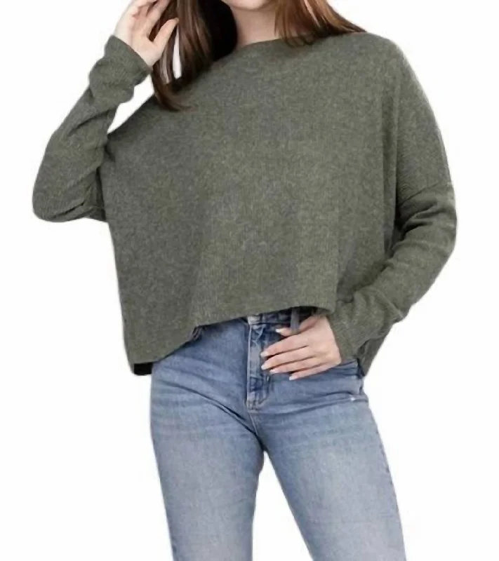 Women's Seasonal Wardrobe Clothing Sandcastle Sweater In Kelp