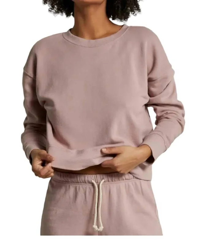 Affordable Women's Apparel Tyler Crewneck Sweatshirt In Mauve