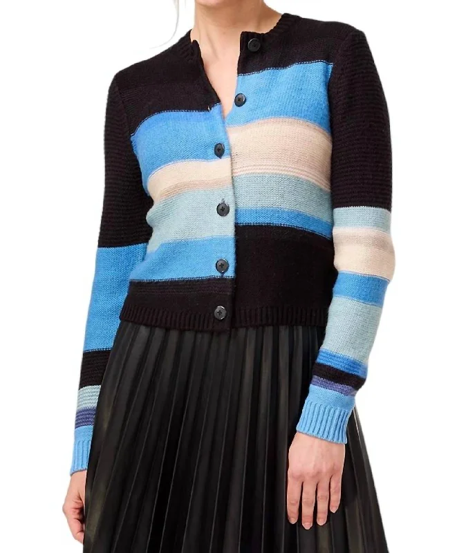 Women's Evening Outfit Mid-Day Mix Cardigan In Blue Multi