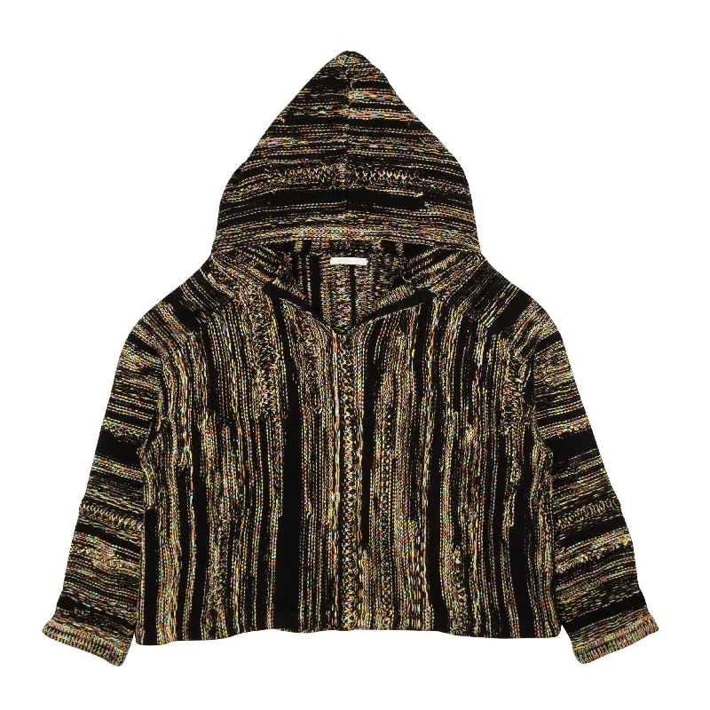 Vintage-Inspired Women's Apparel John Elliott Space Dye Poncho - Black/Multi