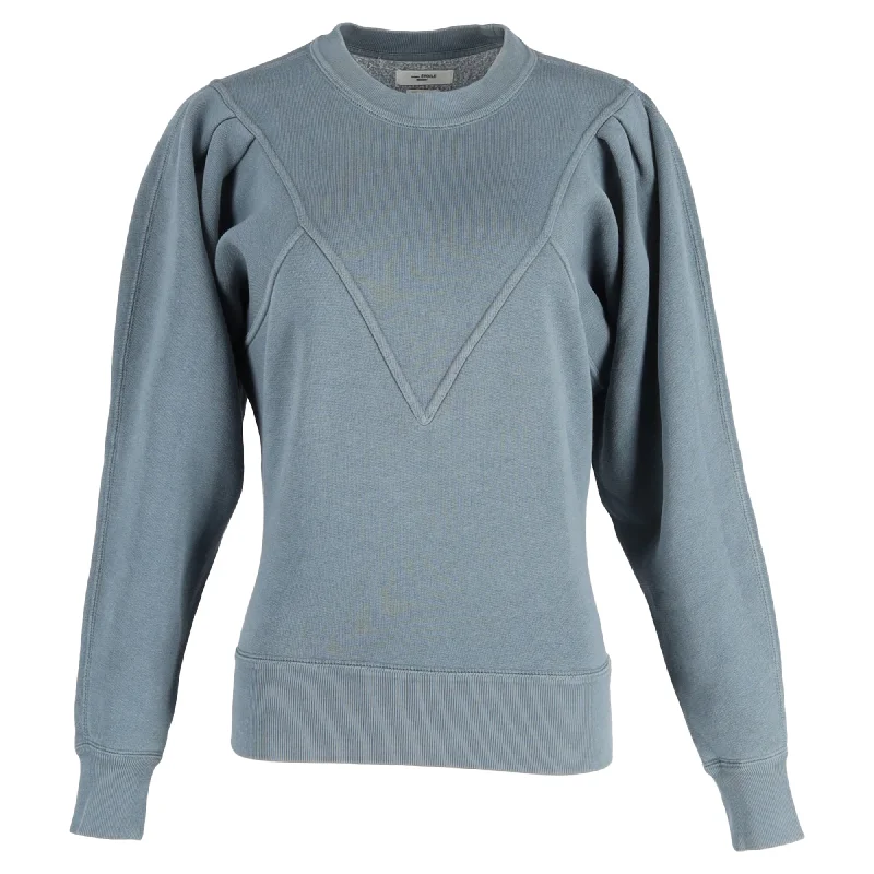 Women's Functional Outdoor Garments Isabel Marant Etoile Tadelia Sweatshirt In Blue Cotton