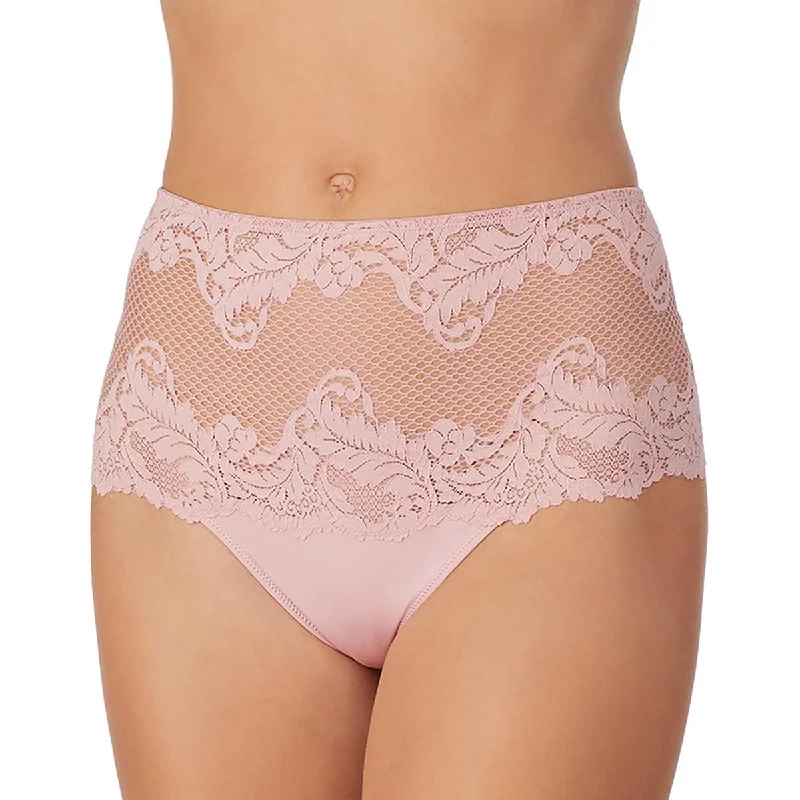 Women's Vintage-Inspired Outfit Womens Lace High Waist Thong Panty