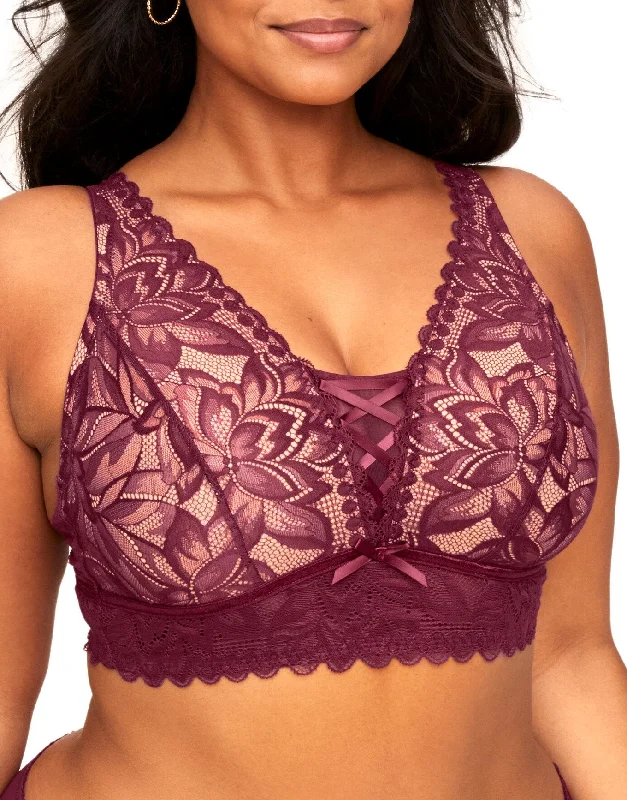 Women's Clothing For Outdoor Activities Alessa Women's Plus-Size Unlined Bralette Bra