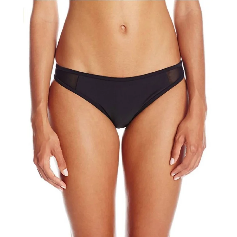 Women's Clothing Apparel Bottom's Up Sport Mesh Bikini Brief In Black