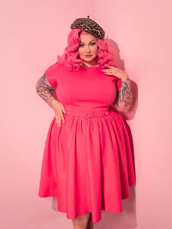 Budget Saver Avon Swing Dress in Candy Pink - Vixen by Micheline Pitt