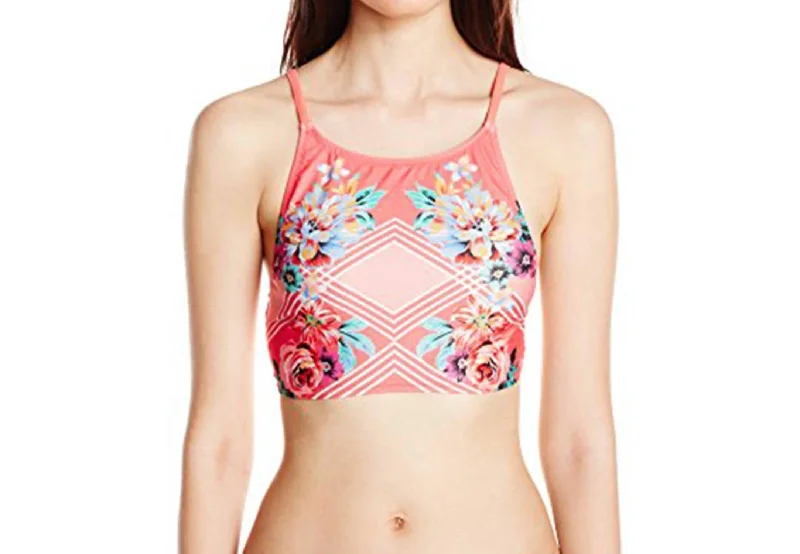 Women's Clothing For Work Bloomin Beach Apron Bikini Top In Multi