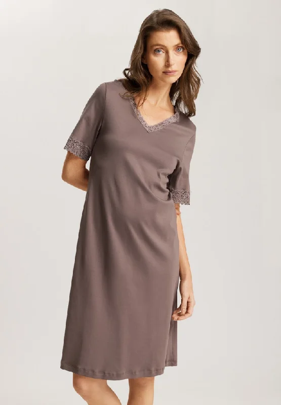 Women's Trendy Garments Moments - Short-Sleeved Nightdress 100cm