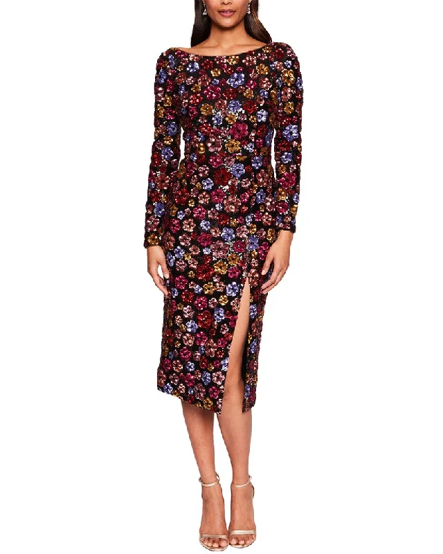 Laid-Back Elegance Marchesa Notte Printed Dress