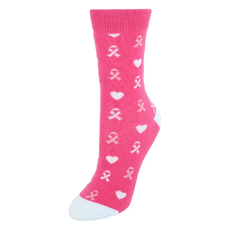 Women's Casual Garments Women's Breast Cancer Awareness Novelty Socks