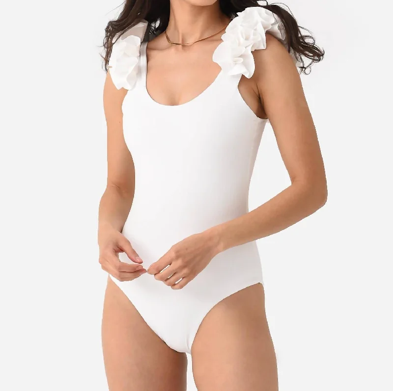 Timeless Women's Clothing Women's Nayades One-Piece Swimsuit In Off White