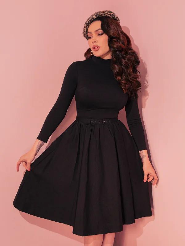 Women's Fashion Hotspots PRE-ORDER - Bad Girl Swing Dress in Black - Vixen by Micheline Pitt