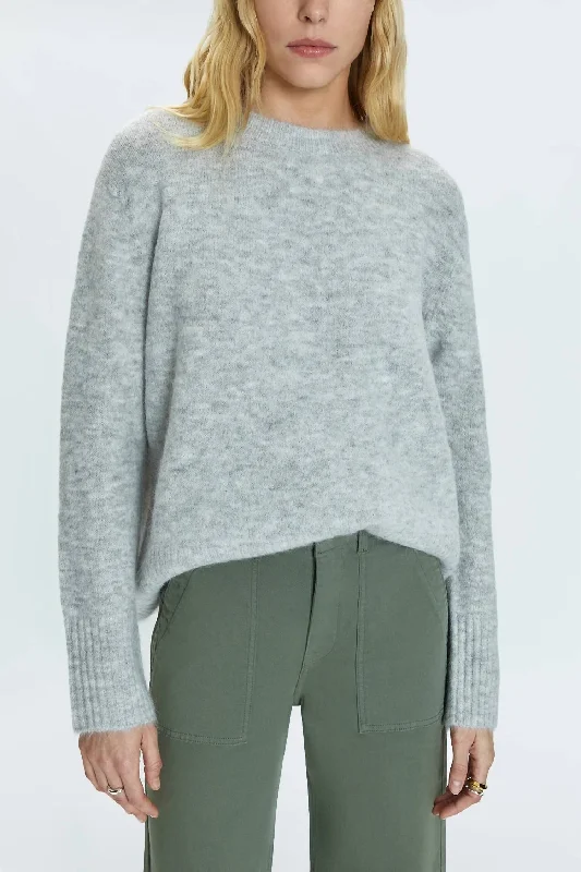 Women's Clothing Sets Ivy Sweater In Soft Grey