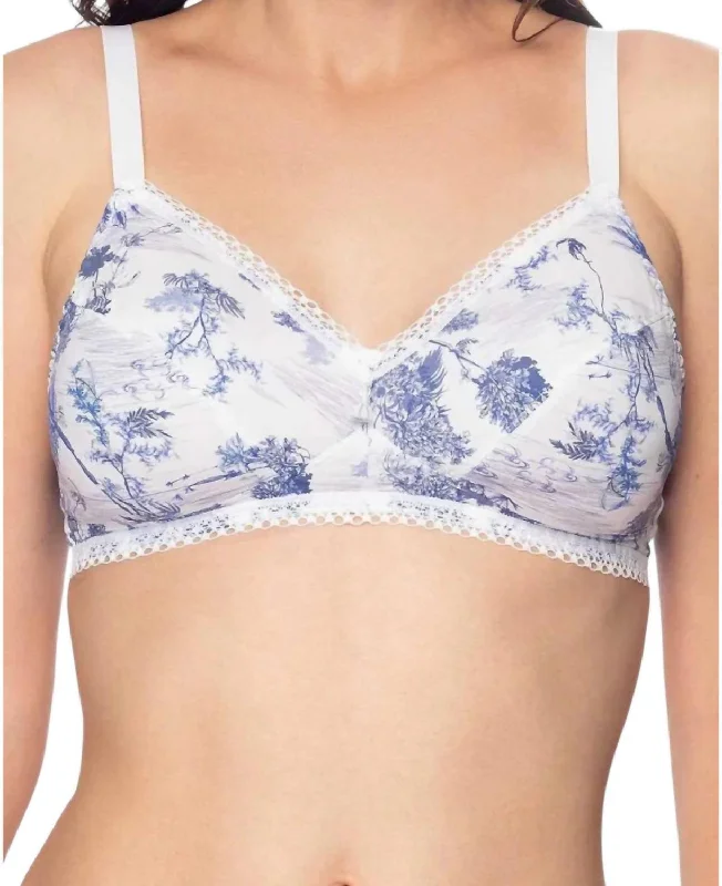 Women's Classic Outfit Reve De Joy Non Wire Bra In Bleu