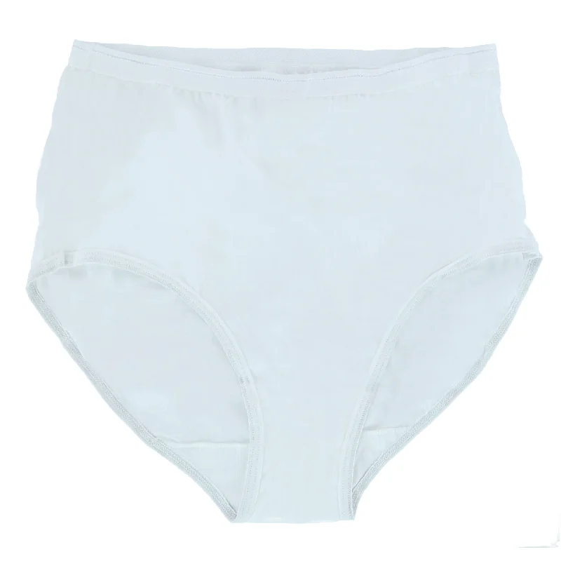 Women's Trendy Garments Women's Cotton White Briefs (6 Pair Pack)