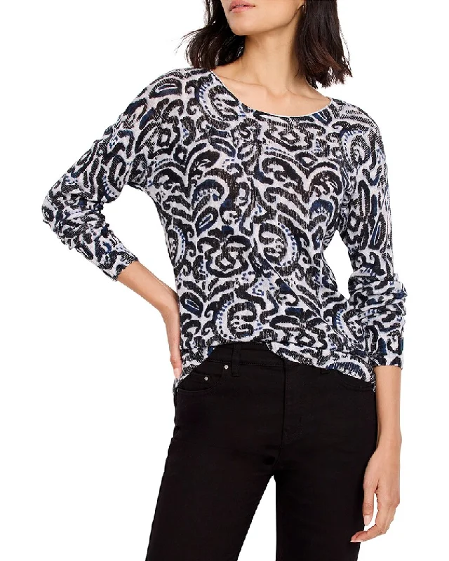 Timeless Women's Clothing NIC+ZOE Tossed Paisley Sweater