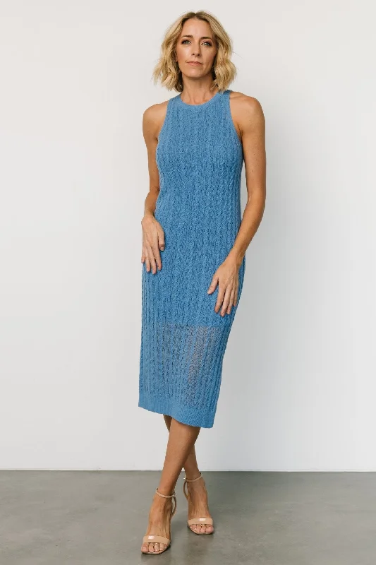 Women's Garments Nalani Knit Tank Dress | Blue