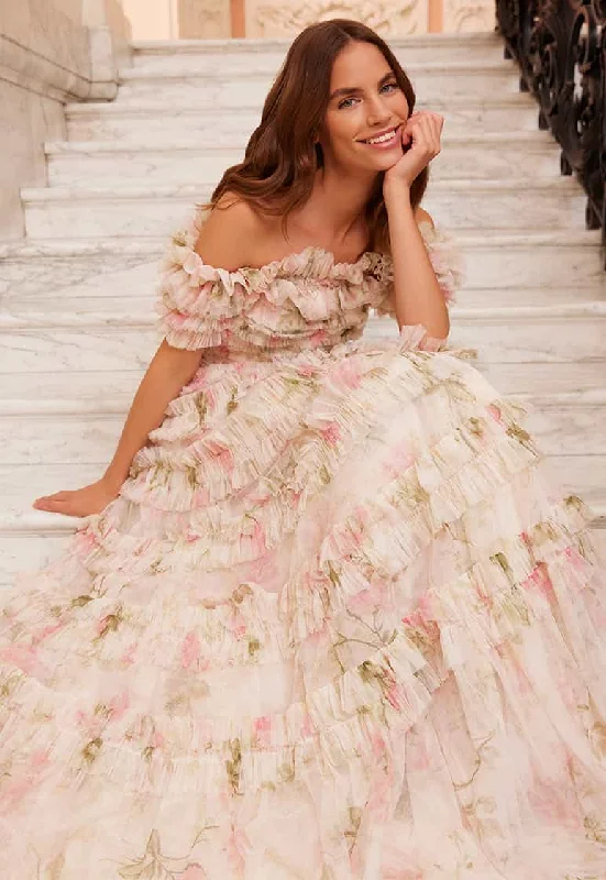 Trendy Outfits For Girls Rose Lisette Off-Shoulder Gown