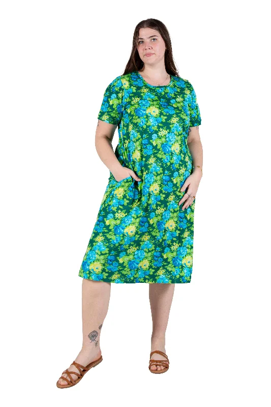 Clothes Sales La Cera Floral Printed A-Line Dress - Plus Size