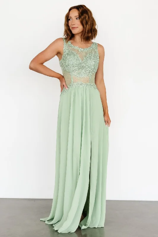 Stylish Women's Garments Konstantina Gown | Sage