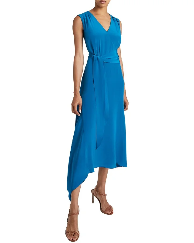 Affordable Women's Garments Santorelli Velia Silk A-Line Dress